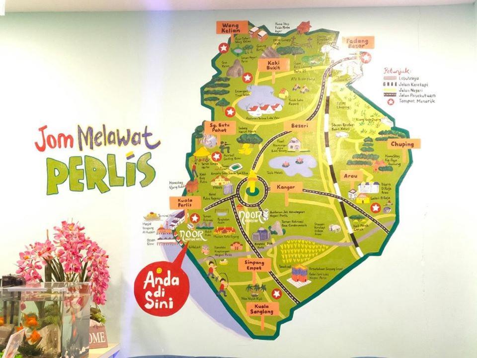 Noor Boutique Hotel Kuala Perlis Dış mekan fotoğraf